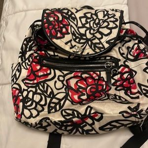 Coach Poppy "Daisy Floral Graffiti Nylon Backpack w/Top Handle